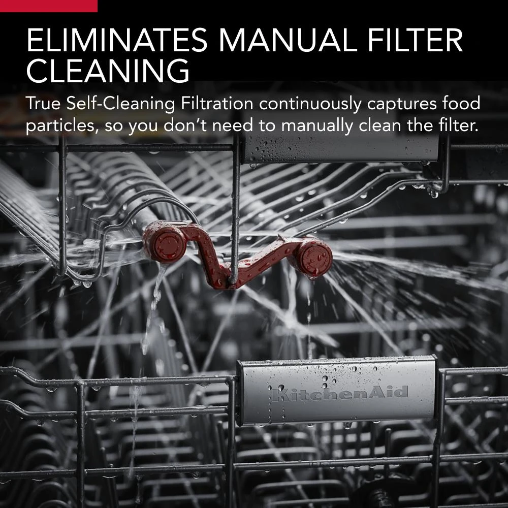 360° Max Jets™ Third Rack Dishwasher with 50+ Total Wash Jets, 44 dBA KDFM404KPS