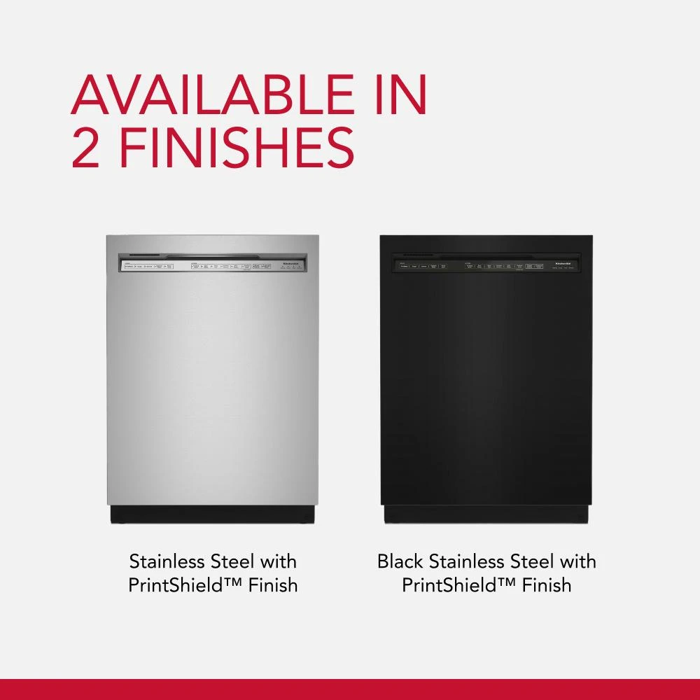360° Max Jets™ Third Rack Dishwasher with 50+ Total Wash Jets, 44 dBA KDFM404KPS