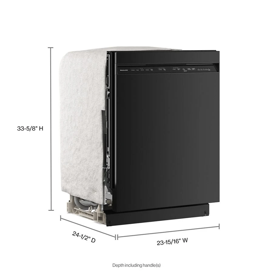 Third Level Utensil Rack Dishwasher with 30+ Total Wash Jets 47 dBA KDFS224SBL