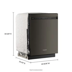 360° Max Jets™ Third Rack Dishwasher with ProDry System, 44 dBA KDFS424SBE
