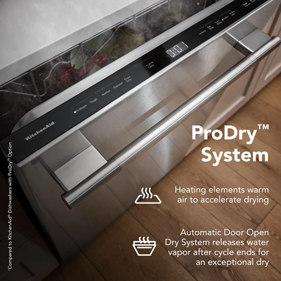 360° Max Jets™ Third Rack Dishwasher with ProDry System, 44 dBA KDFS424SBE