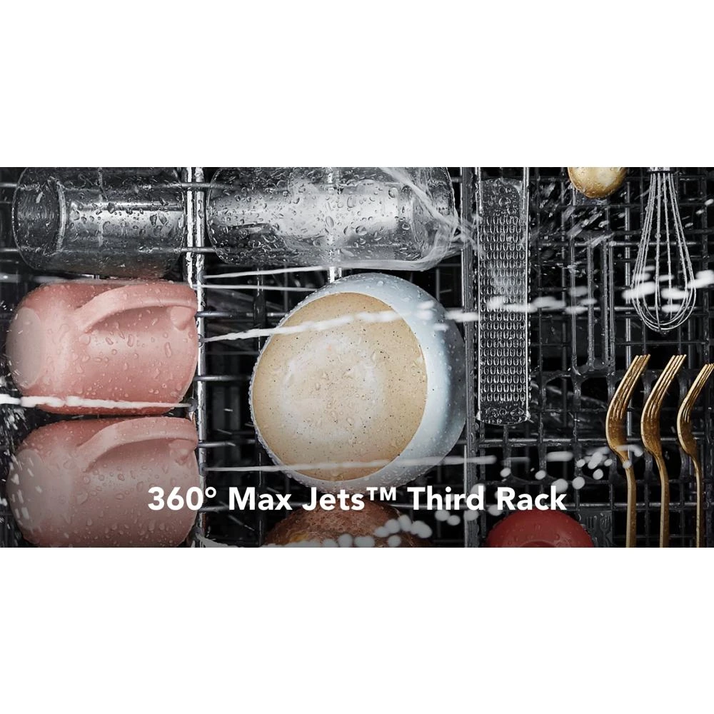 360° Max Jets™ Third Rack Dishwasher with Fan-Enabled ProDry™ System, 44 dBA KDPM604KBS