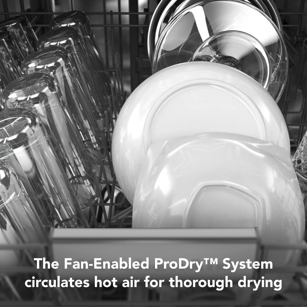 360° Max Jets™ Third Rack Dishwasher with Fan-Enabled ProDry™ System, 44 dBA KDPM604KBS