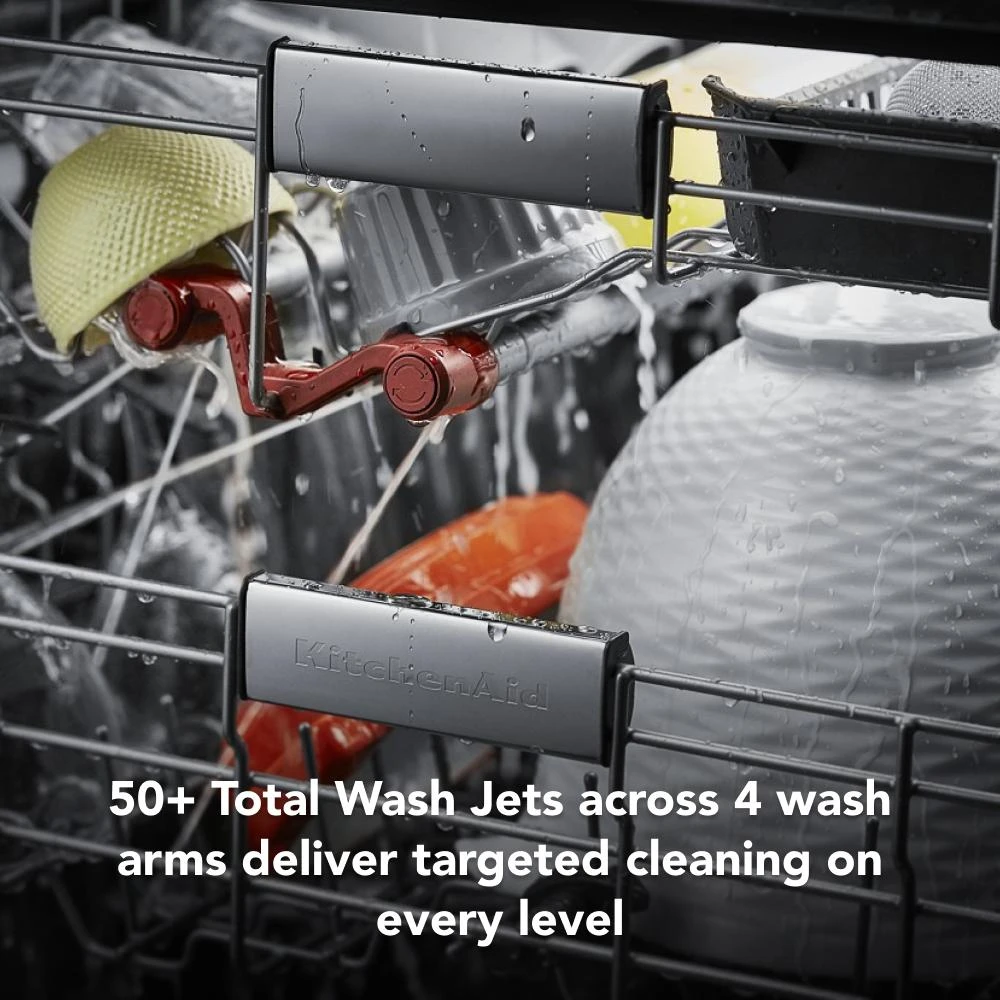 360° Max Jets™ Third Rack Dishwasher with Fan-Enabled ProDry™ System, 44 dBA KDPM604KBS
