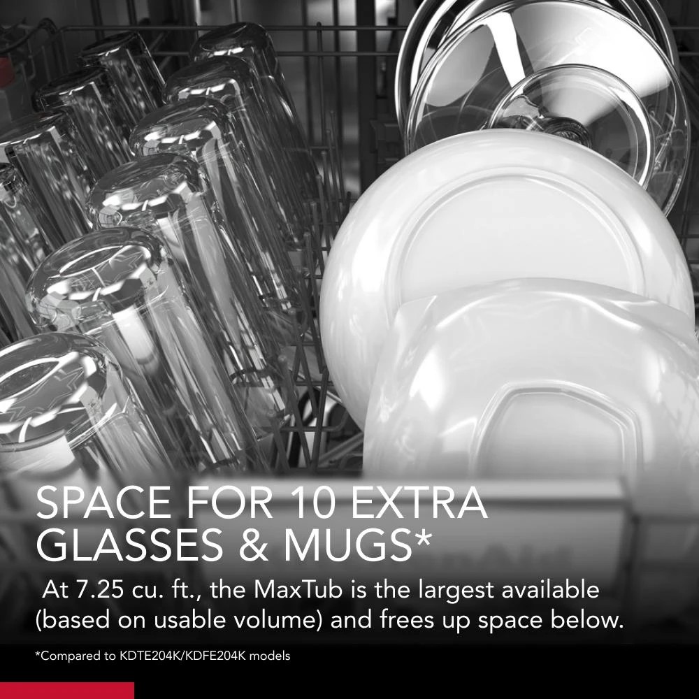 360° Max Jets™ Third Rack Dishwasher with Fan-Enabled ProDry™ System, 44 dBA KDPM604KPS