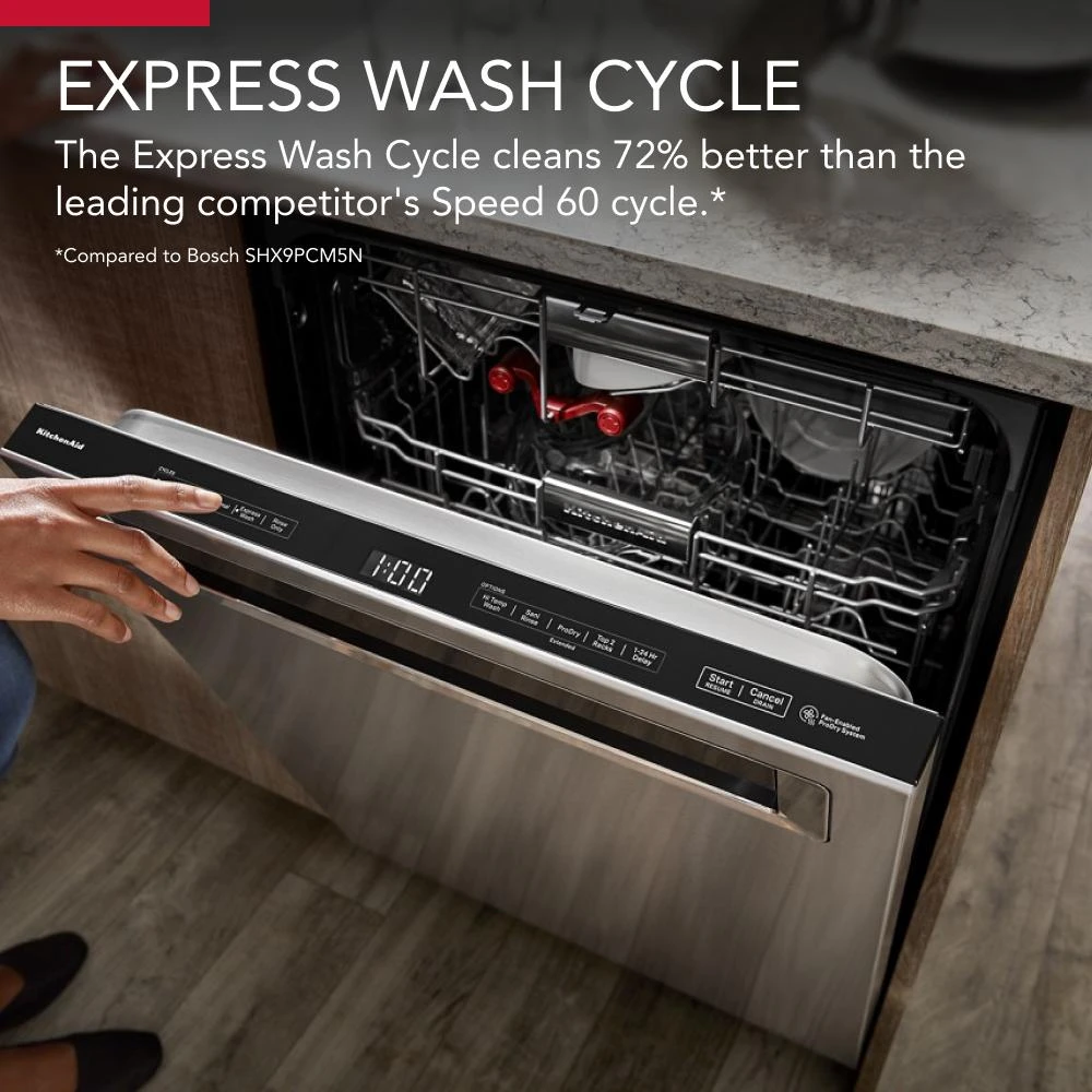360° Max Jets™ Third Rack Dishwasher with Fan-Enabled ProDry™ System, 44 dBA KDPM604KPS