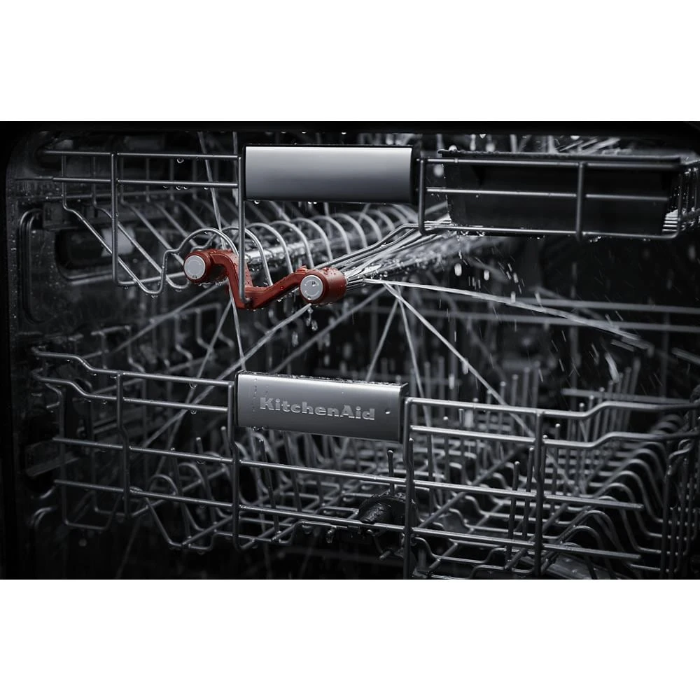 360° Max Jets™ Third Rack Dishwasher with Stainless Steel Third Rack Wash Jets, 44 dBA KDPM804KPS