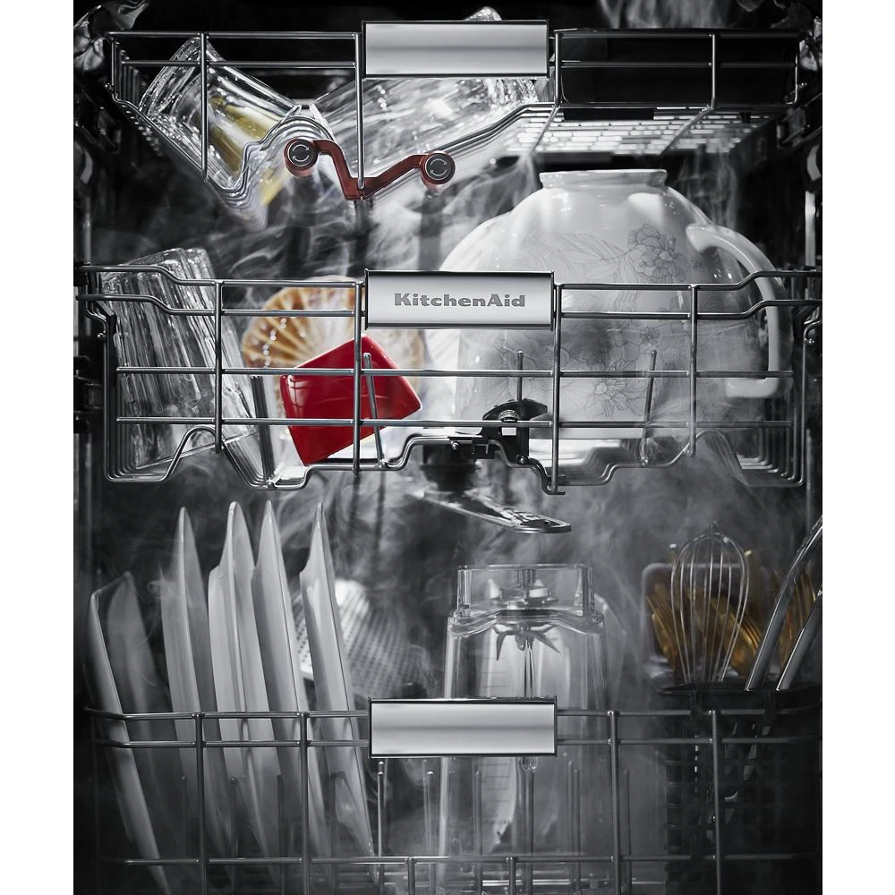 360° Max Jets™ Third Rack Dishwasher with Stainless Steel Third Rack Wash Jets, 44 dBA KDPM804KPS