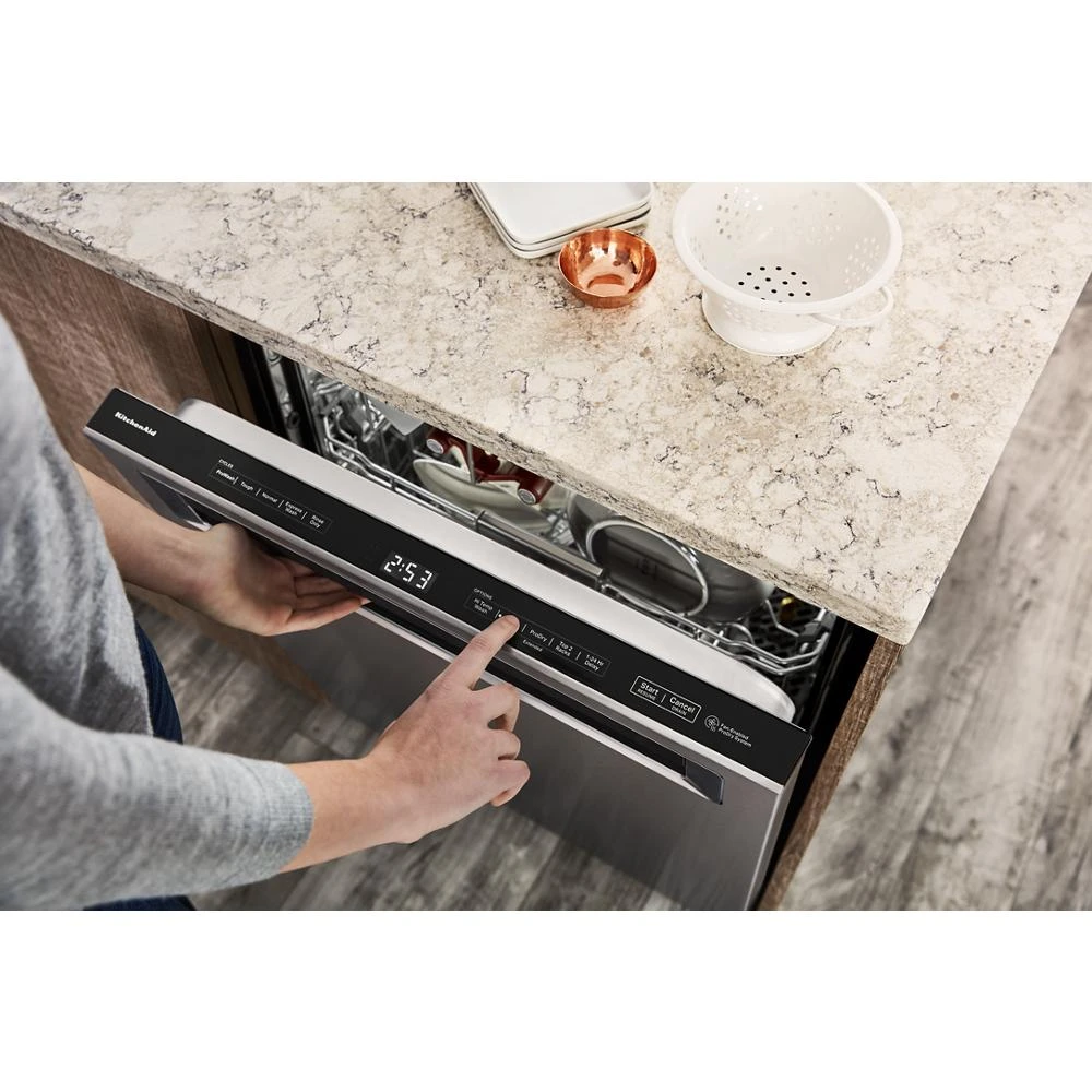 360° Max Jets™ Third Rack Dishwasher with Stainless Steel Third Rack Wash Jets, 44 dBA KDPM804KPS