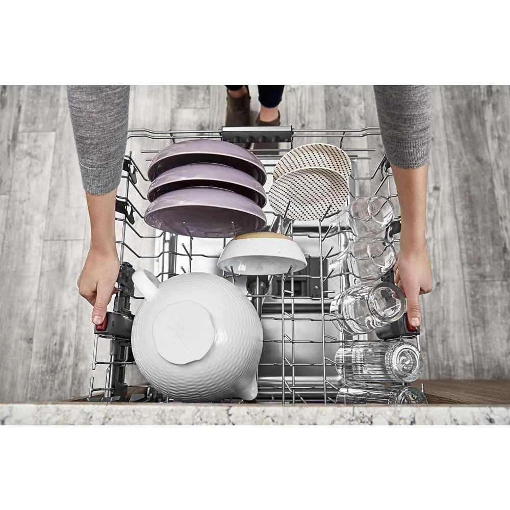 360° Max Jets™ Third Rack Dishwasher with Stainless Steel Third Rack Wash Jets, 44 dBA KDPM804KPS