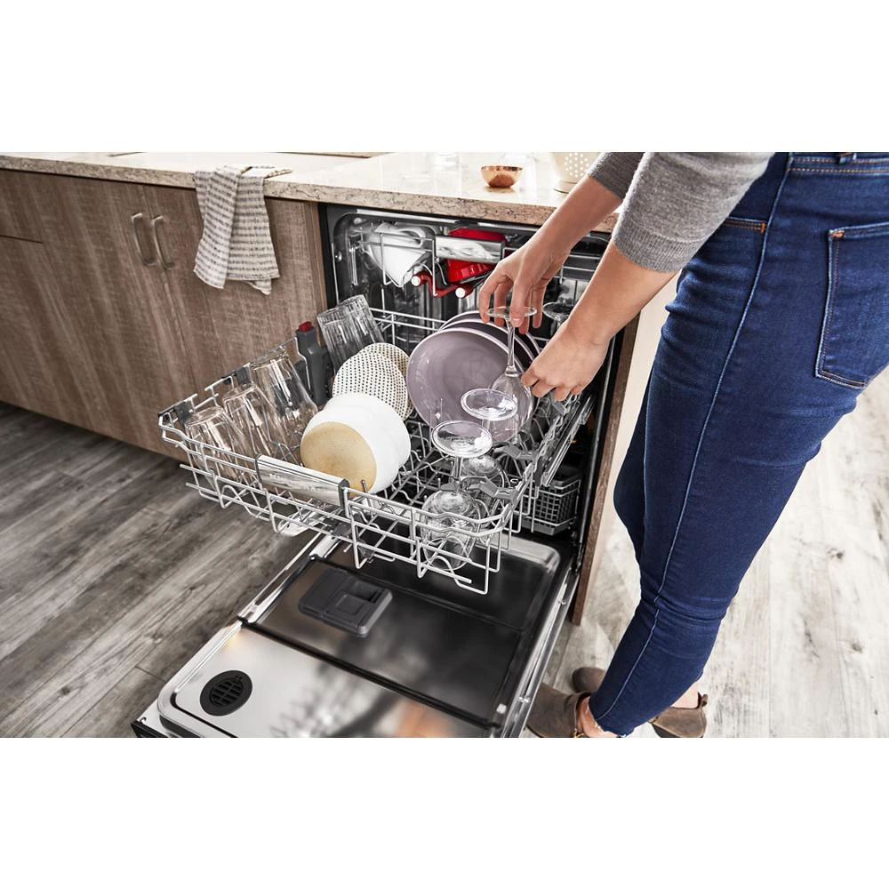 360° Max Jets™ Third Rack Dishwasher with Stainless Steel Third Rack Wash Jets, 44 dBA KDPM804KPS