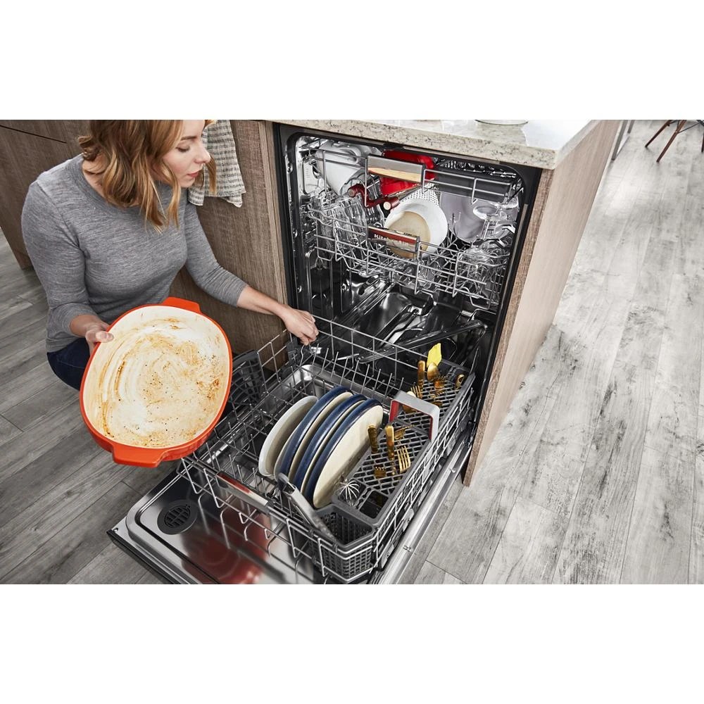 360° Max Jets™ Third Rack Dishwasher with Stainless Steel Third Rack Wash Jets, 44 dBA KDPM804KPS