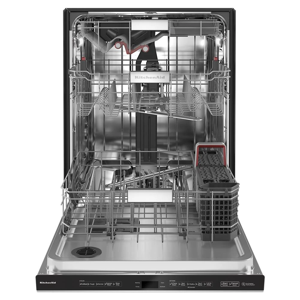 360° Max Jets™ Third Rack Dishwasher with Stainless Steel Third Rack Wash Jets, 44 dBA KDPM804KPS