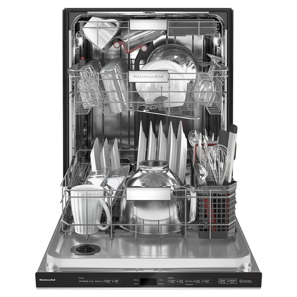 360° Max Jets™ Third Rack Dishwasher with Stainless Steel Third Rack Wash Jets, 44 dBA KDPM804KPS