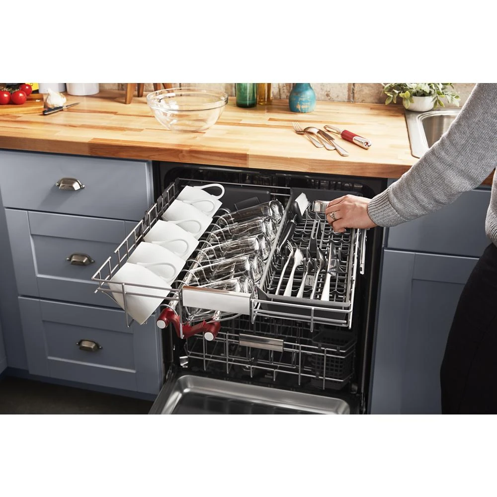 360° Max Jets™ Third Rack Dishwasher with Stainless Steel Third Rack Wash Jets, 44 dBA KDPM804KPS