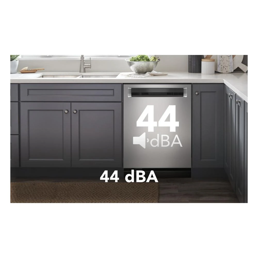 360° Max Jets™ Third Rack Dishwasher with Stainless Steel Third Rack Wash Jets, 44 dBA KDPM804KPS