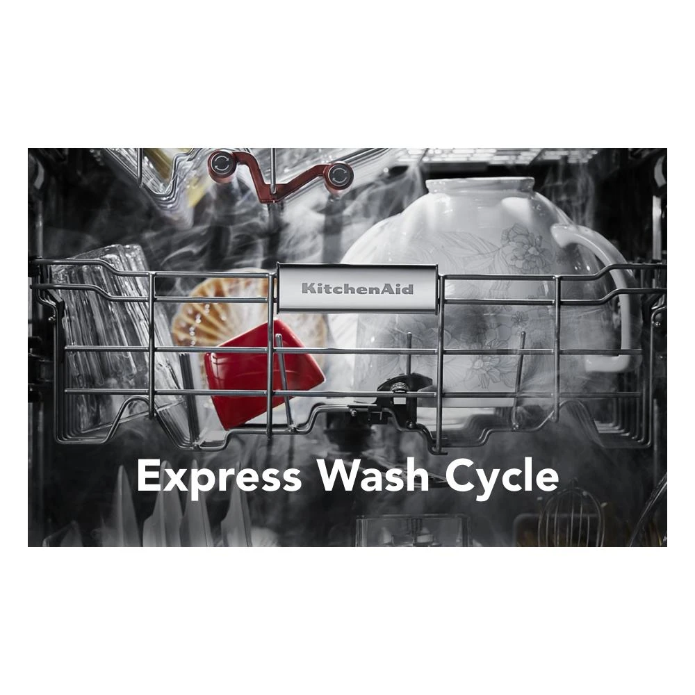 360° Max Jets™ Third Rack Dishwasher with Stainless Steel Third Rack Wash Jets, 44 dBA KDPM804KPS
