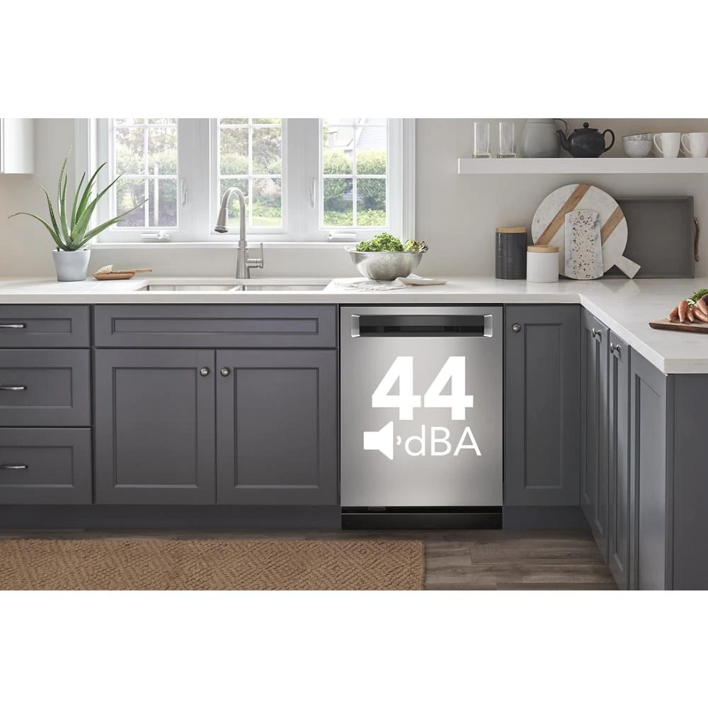 360° Max Jets™ Third Rack Dishwasher with Stainless Steel Third Rack Wash Jets, 44 dBA KDPM804KPS