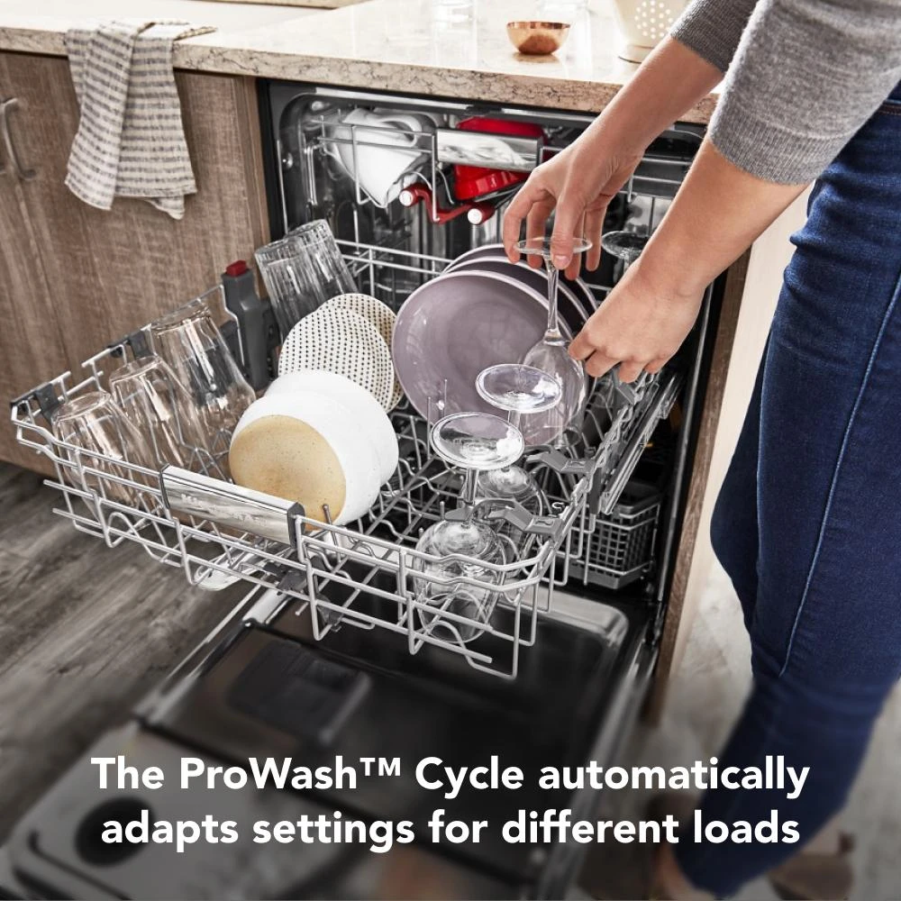 360° Max Jets™ Third Rack Dishwasher with Stainless Steel Third Rack Wash Jets, 44 dBA KDPM804KPS