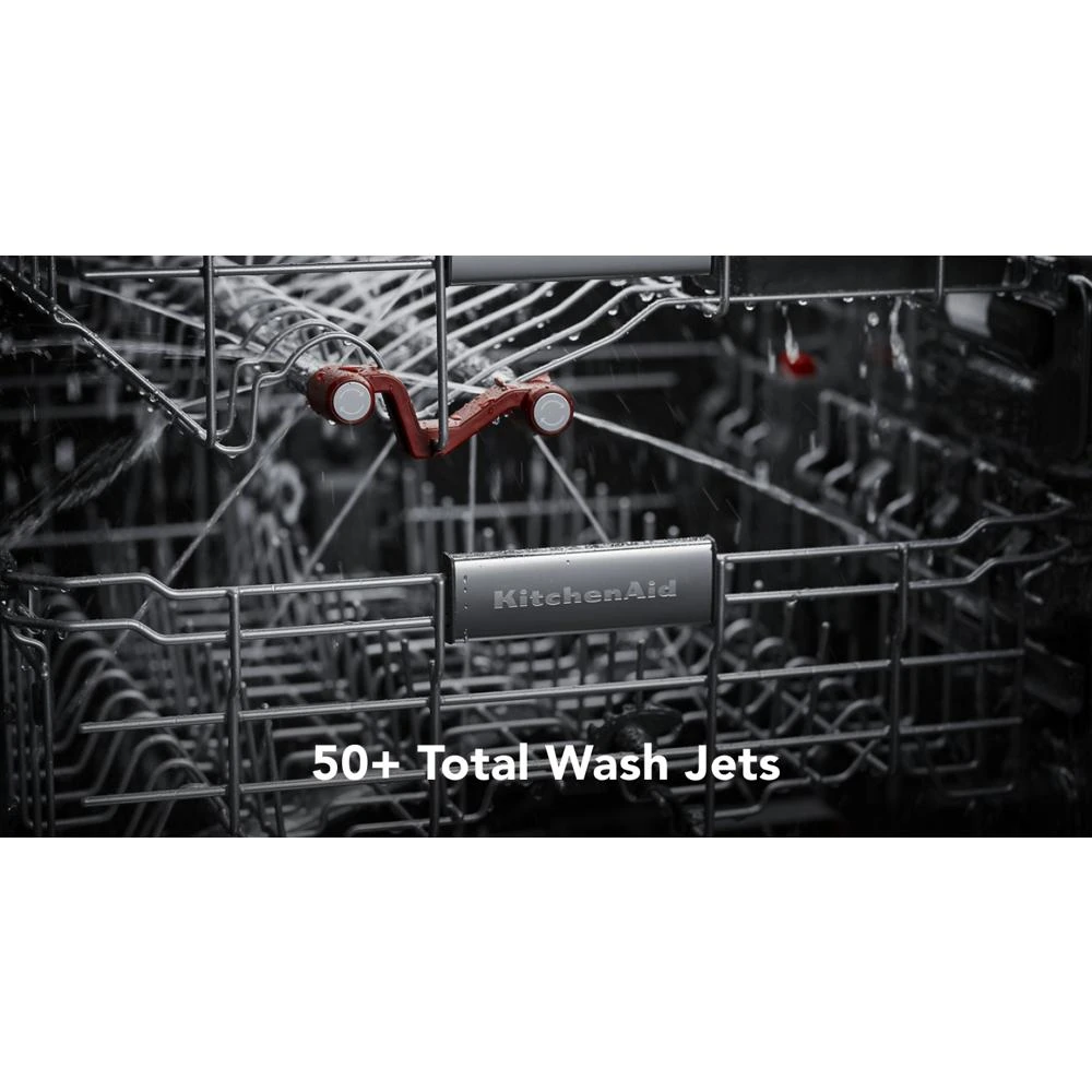360° Max Jets™ Third Rack Dishwasher with Stainless Steel Third Rack Wash Jets, 44 dBA KDPM804KPS