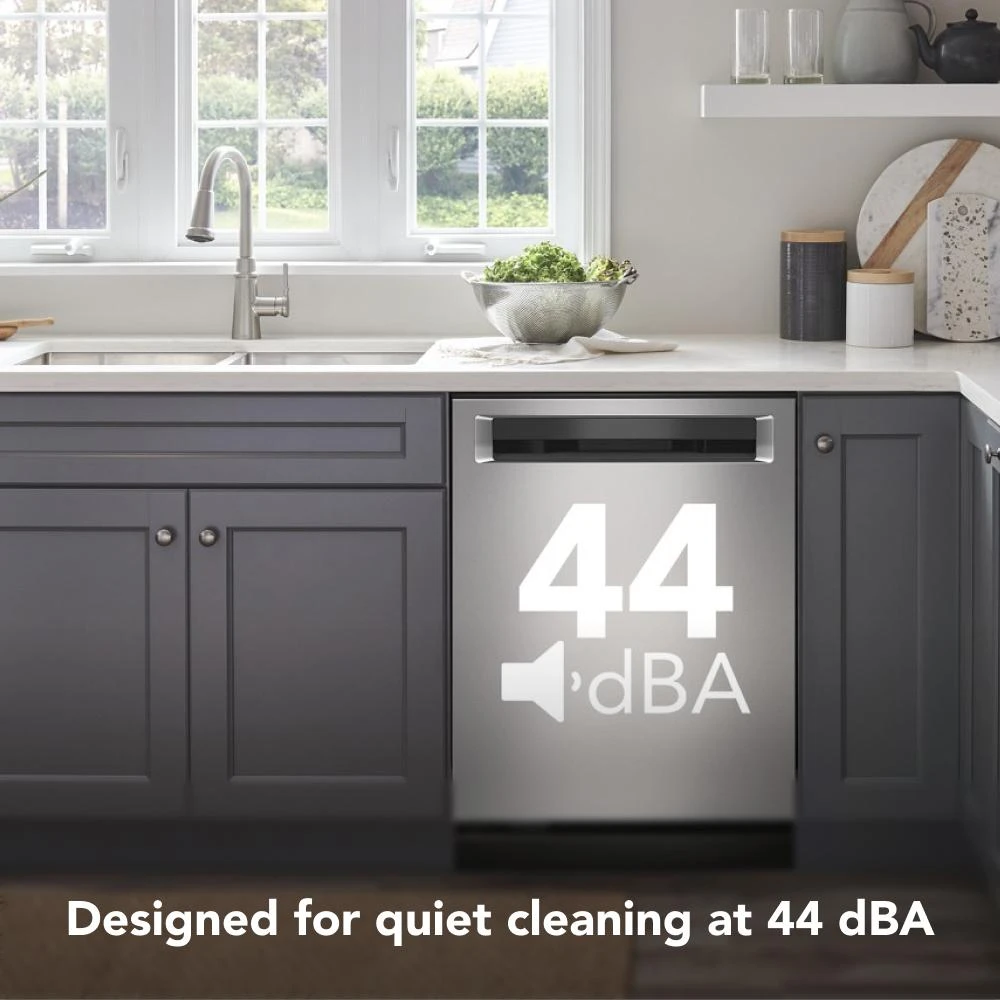360° Max Jets™ Third Rack Dishwasher with Stainless Steel Third Rack Wash Jets, 44 dBA KDPM804KPS