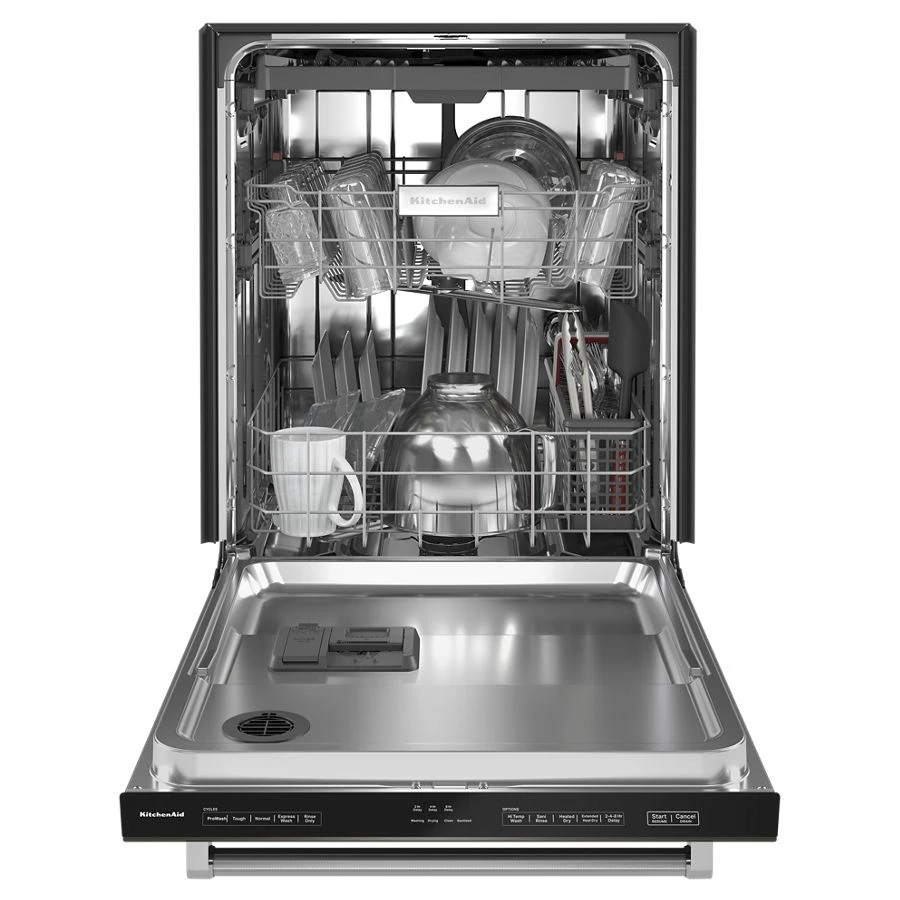 Third Level Utensil Rack Dishwasher with 30+ Total Wash Jets, 39 dBA KDTE204KBS