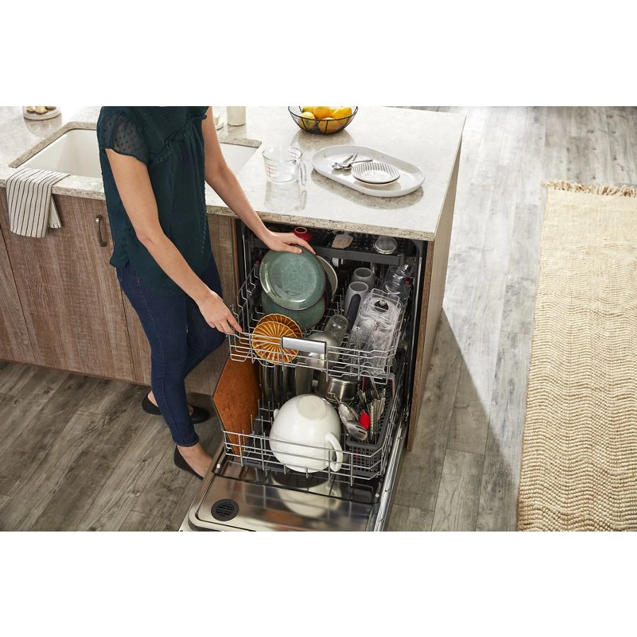 Third Level Utensil Rack Dishwasher with 30+ Total Wash Jets, 39 dBA KDTE204KBS