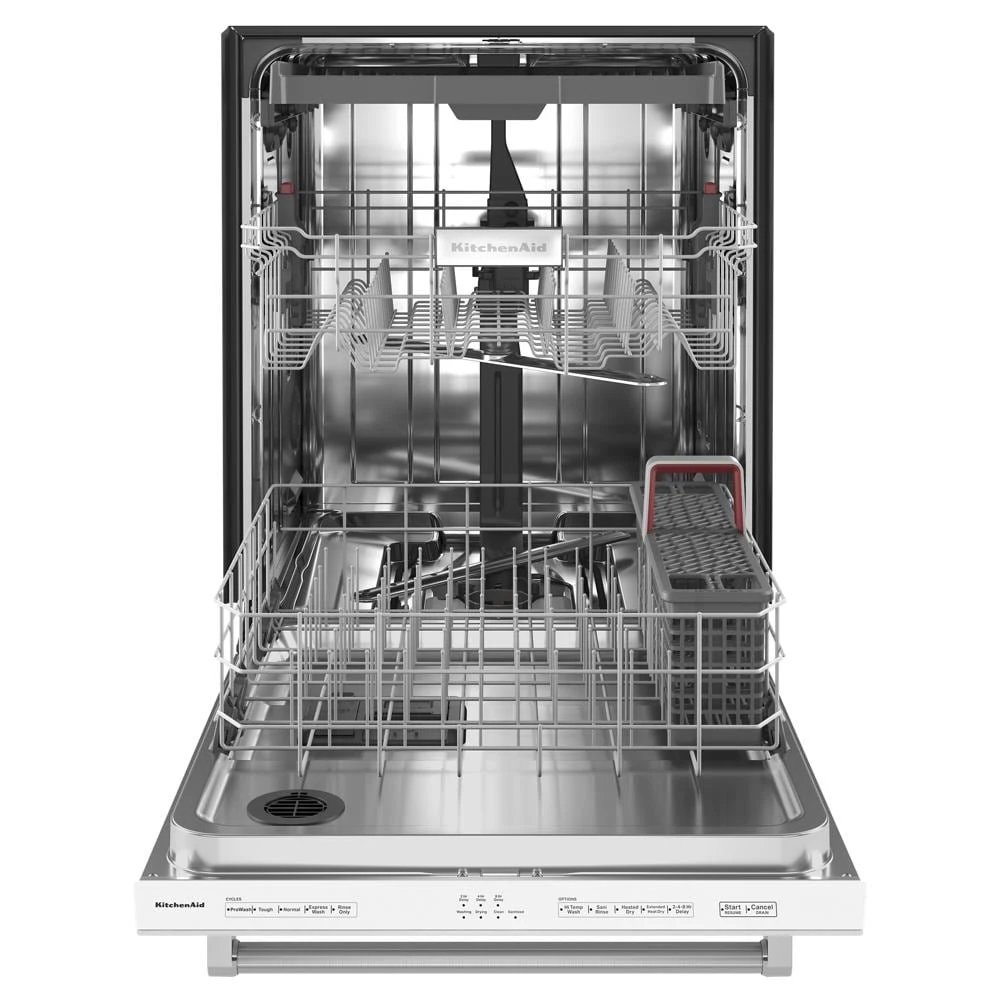 Third Level Utensil Rack Dishwasher with 30+ Total Wash Jets, 39 dBA KDTE204KWH