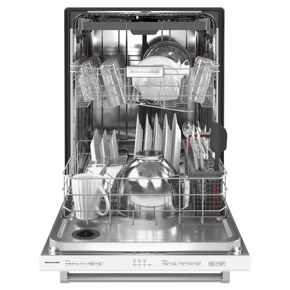 Third Level Utensil Rack Dishwasher with 30+ Total Wash Jets, 39 dBA KDTE204KWH