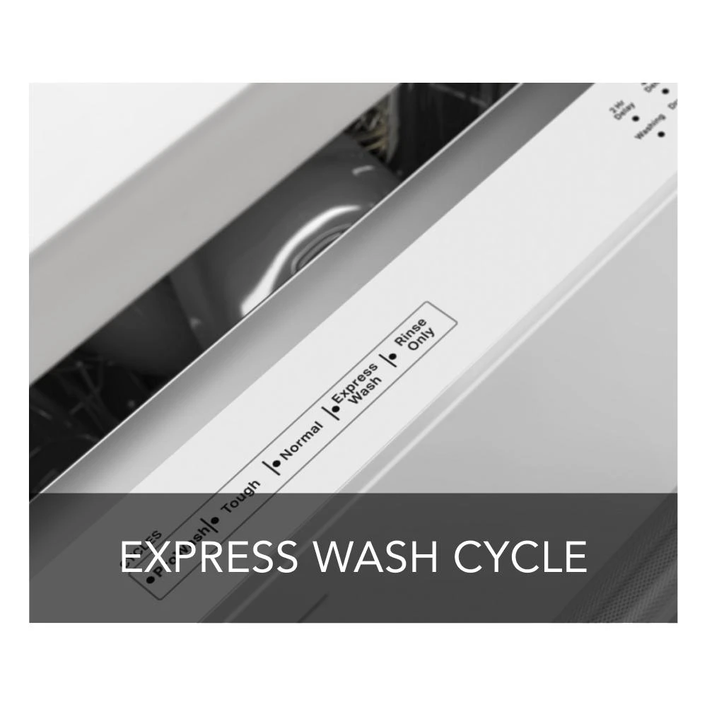 Third Level Utensil Rack Dishwasher with 30+ Total Wash Jets, 39 dBA KDTE204KWH