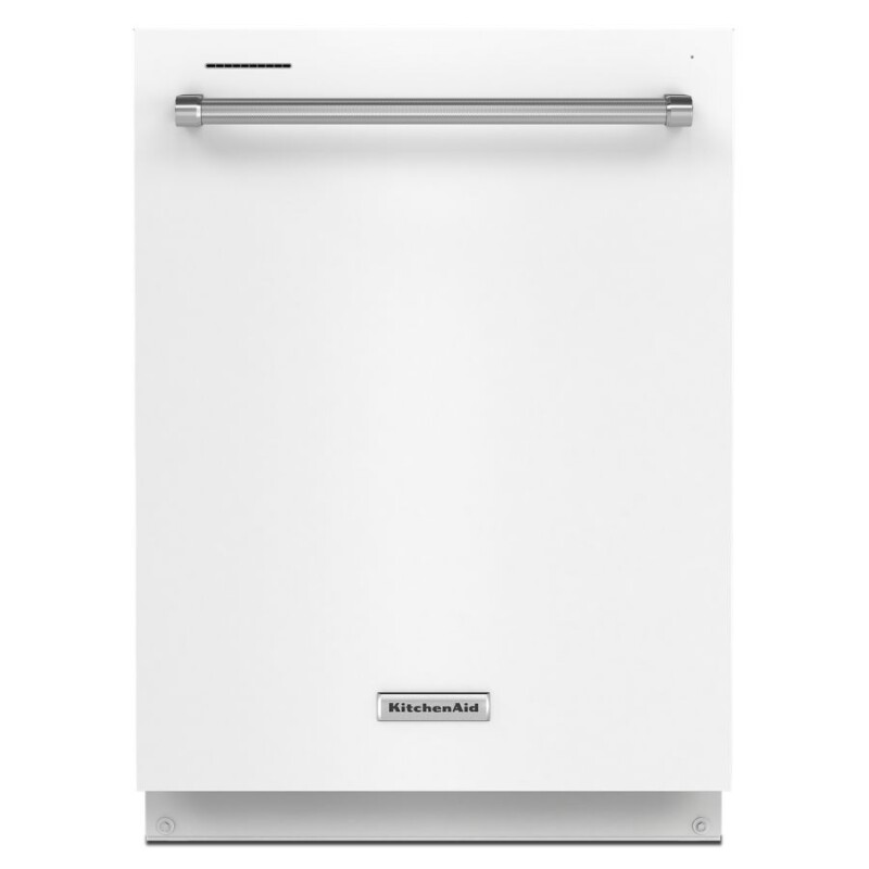 KitchenAid 39 dBA Dishwasher with Third Level Utensil Rack White KDTE204KWH Picture 1