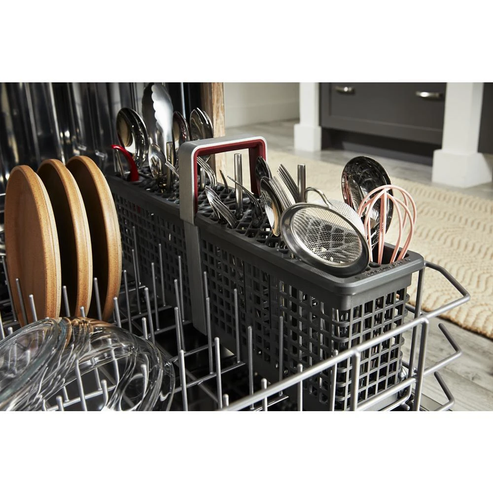 Third Level Jet Rack Dishwasher with 40+ Total Wash Jets, 41 dBA KDTE304RBS