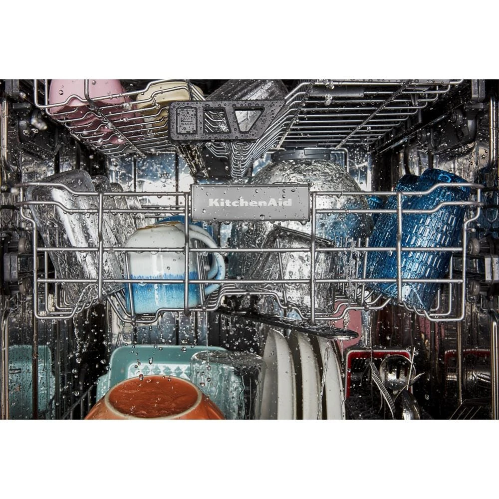 Third Level Jet Rack Dishwasher with 40+ Total Wash Jets, 41 dBA KDTE304RBS