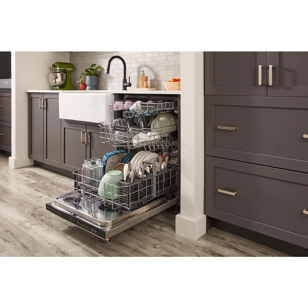 Third Level Jet Rack Dishwasher with 40+ Total Wash Jets, 41 dBA KDTE304RPS