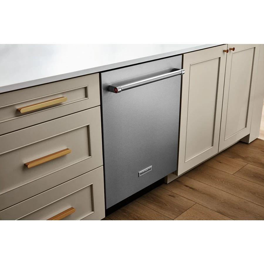39 dBA PrintShield Finish Flush-to-Cabinet Dishwasher with FreeFlex™ Fit Third Level Rack KDTF924PPS
