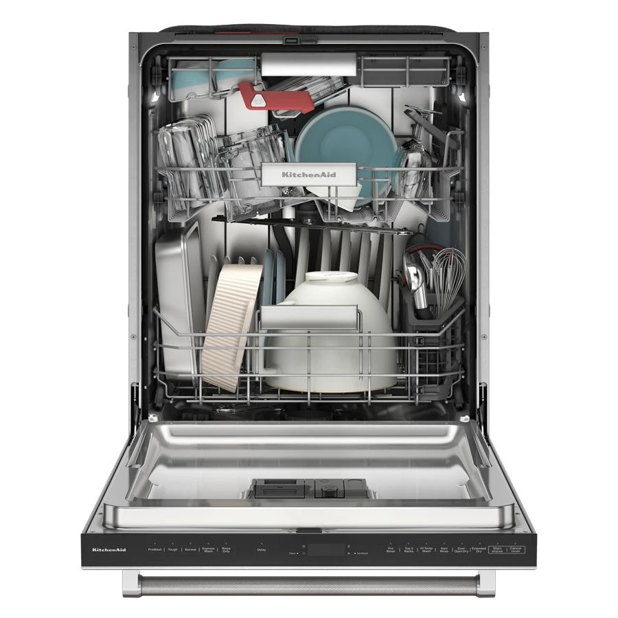 39 dBA PrintShield Finish Flush-to-Cabinet Dishwasher with FreeFlex™ Fit Third Level Rack KDTF924PPS