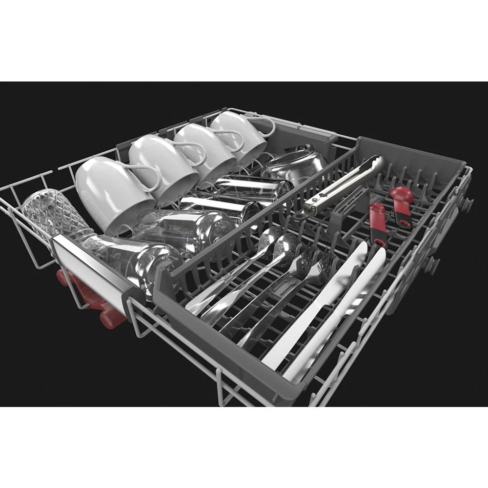 360° Max Jets™ Third Rack Dishwasher with Fan-Enabled ProDry™ System, 44 dBA KDTM604KBS