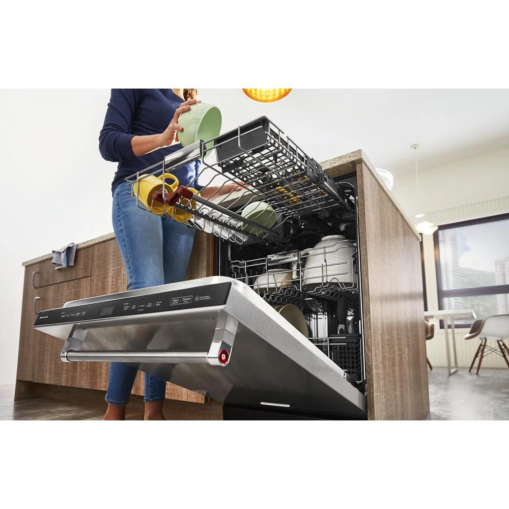 360° Max Jets™ Third Rack Dishwasher with Fan-Enabled ProDry™ System, 44 dBA KDTM604KBS