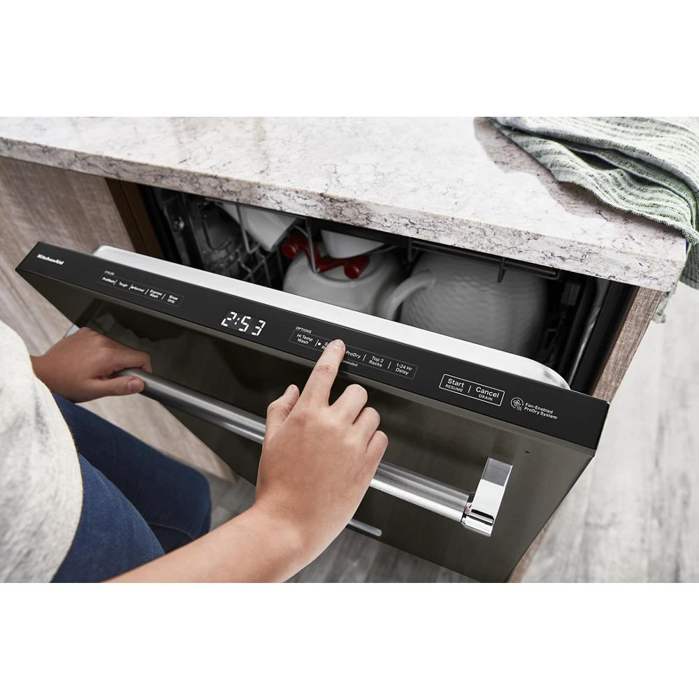 360° Max Jets™ Third Rack Dishwasher with Fan-Enabled ProDry™ System, 44 dBA KDTM604KBS
