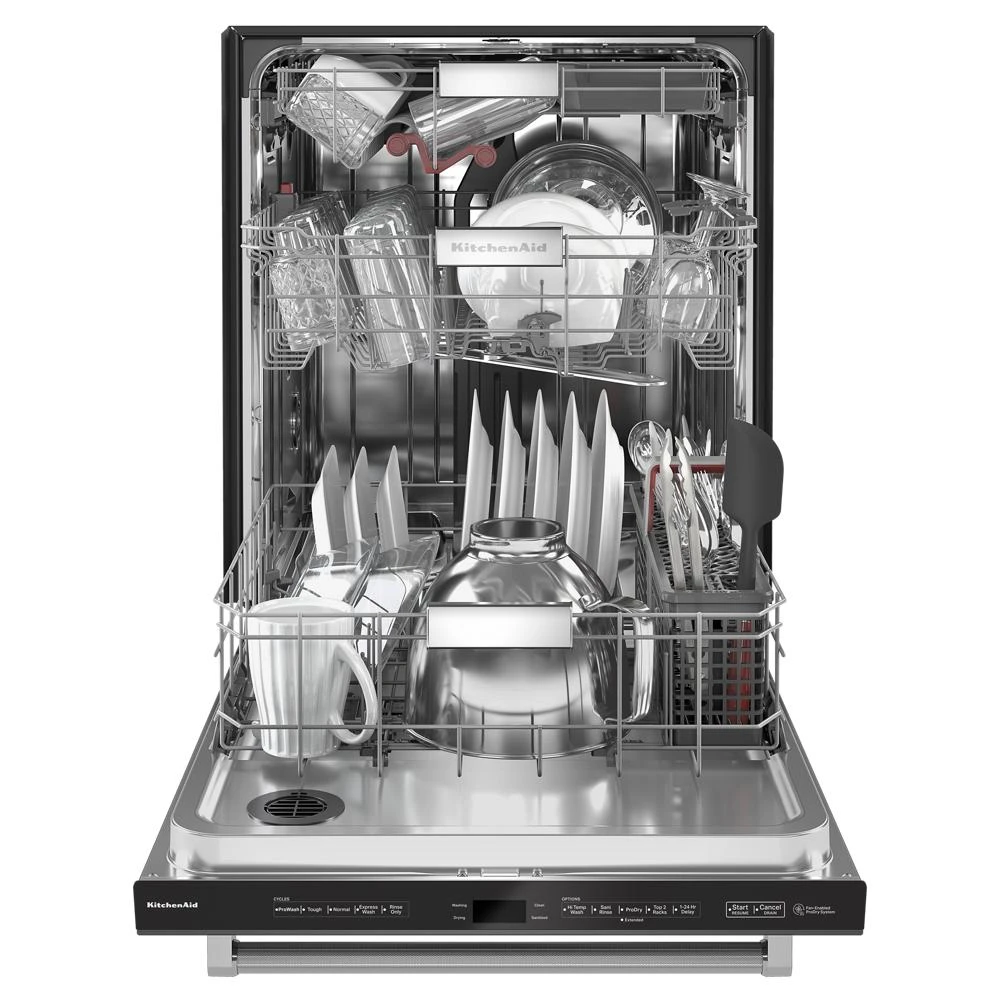 360° Max Jets™ Third Rack Dishwasher with Fan-Enabled ProDry™ System, 44 dBA KDTM604KBS