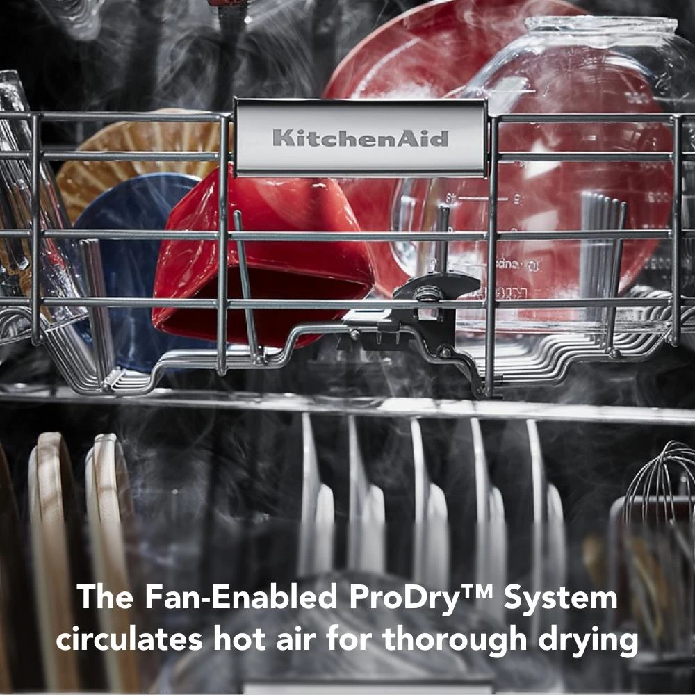 360° Max Jets™ Third Rack Dishwasher with Fan-Enabled ProDry™ System, 44 dBA KDTM604KPS