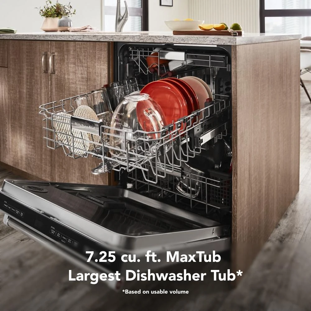 360° Max Jets™ Third Rack Dishwasher with Fan-Enabled ProDry™ System, 44 dBA KDTM604KPS