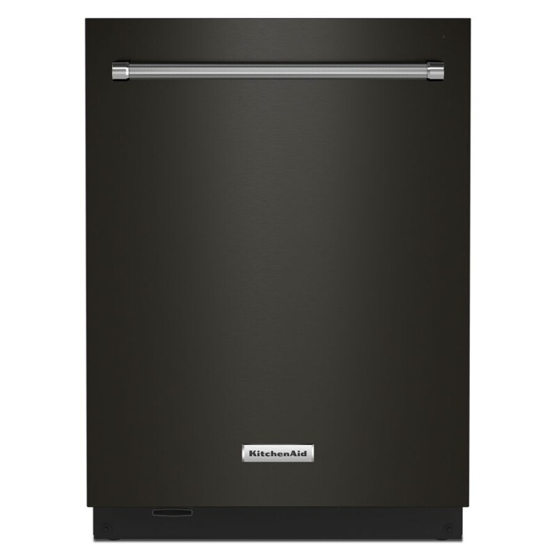 KitchenAid 44 dBA Dishwasher with FreeFlex Third Rack and LED Interior Lighting Black Stainless Steel with PrintShield™ Finish KDTM804KBS Picture 1