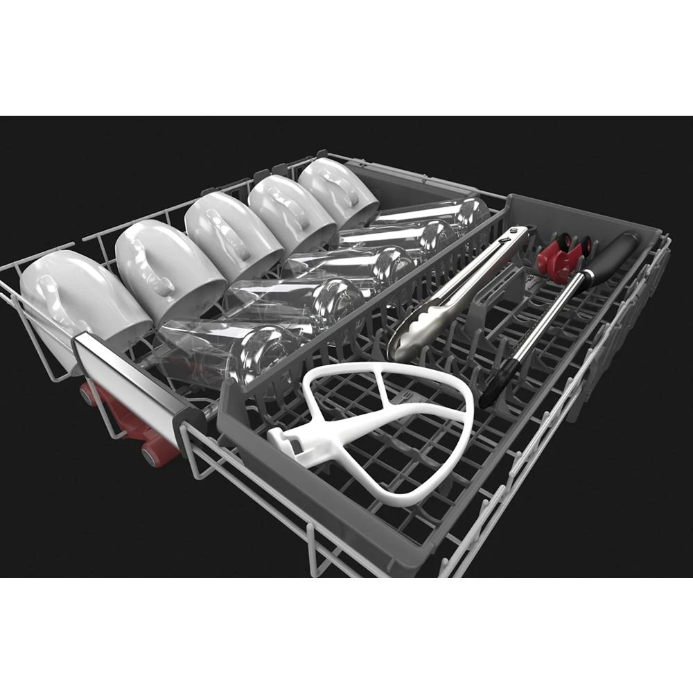 360° Max Jets™ Third Rack Dishwasher with Stainless Steel Third Rack Wash Jets, 44 dBA KDTM804KPS