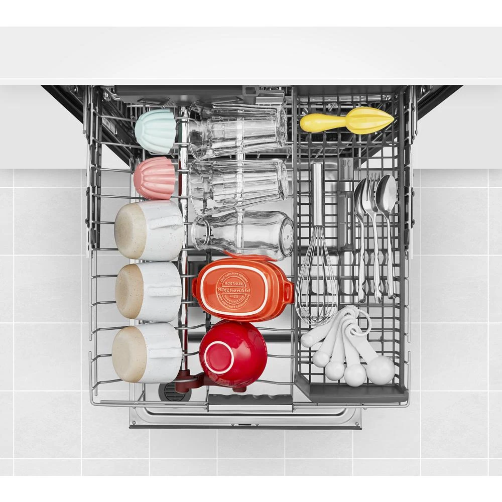 360° Max Jets™ Third Rack Dishwasher with Stainless Steel Third Rack Wash Jets, 44 dBA KDTM804KPS