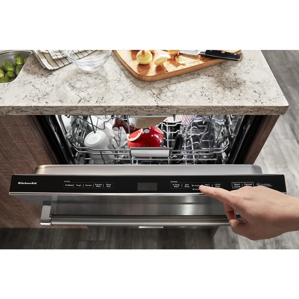 360° Max Jets™ Third Rack Dishwasher with Stainless Steel Third Rack Wash Jets, 44 dBA KDTM804KPS