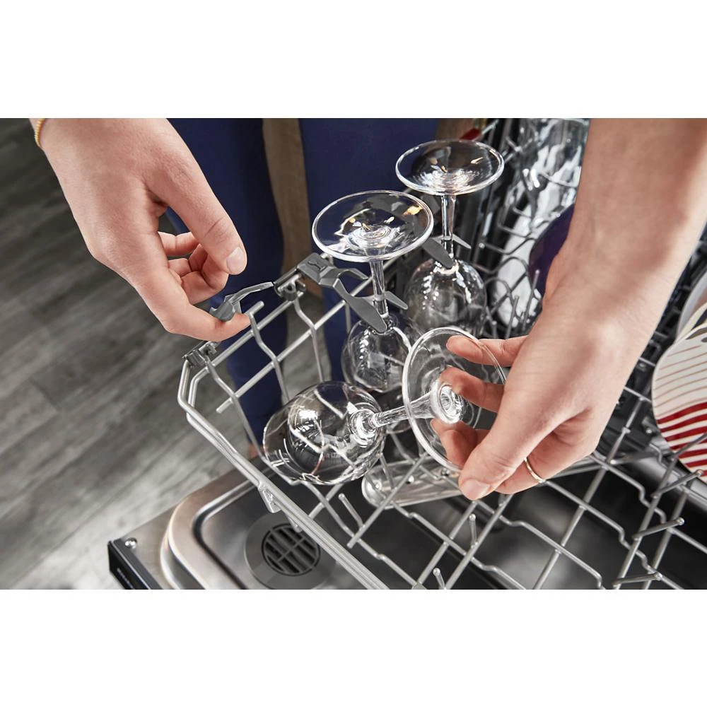 360° Max Jets™ Third Rack Dishwasher with Stainless Steel Third Rack Wash Jets, 44 dBA KDTM804KPS