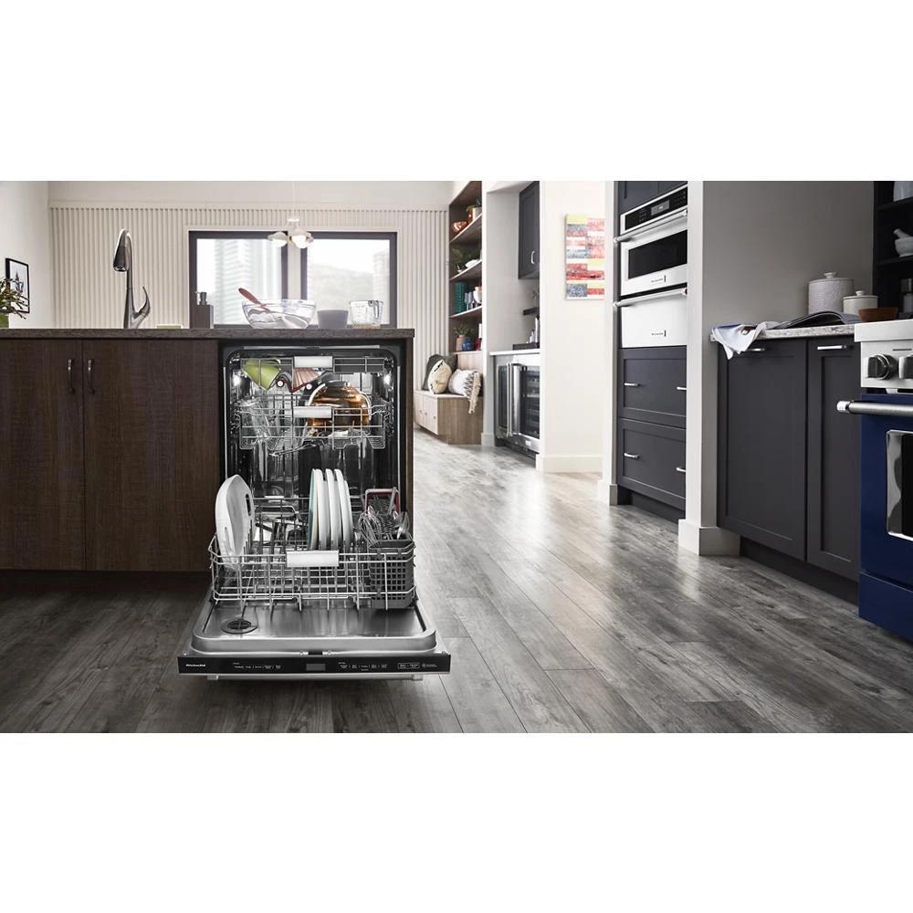 360° Max Jets™ Third Rack Dishwasher with Stainless Steel Third Rack Wash Jets, 44 dBA KDTM804KPS
