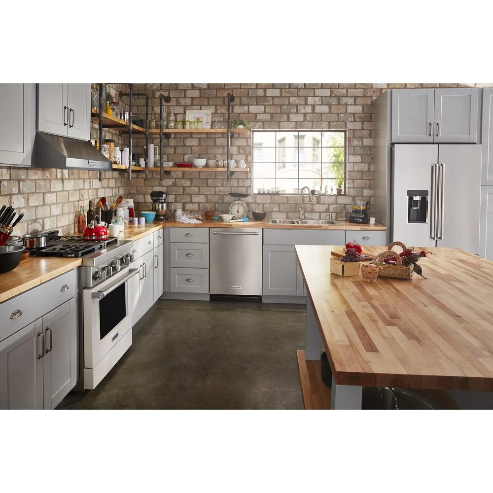 360° Max Jets™ Third Rack Dishwasher with Stainless Steel Third Rack Wash Jets, 44 dBA KDTM804KPS