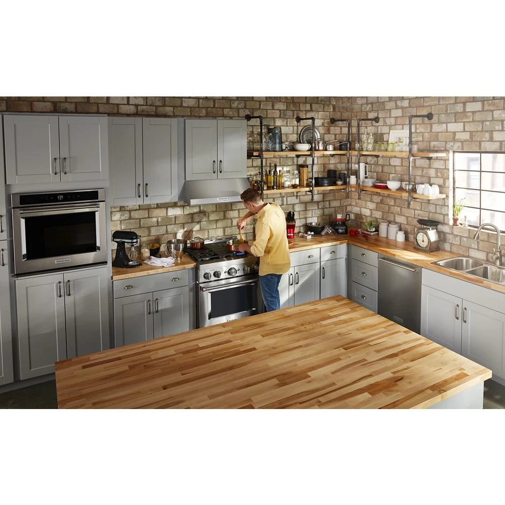 360° Max Jets™ Third Rack Dishwasher with Stainless Steel Third Rack Wash Jets, 44 dBA KDTM804KPS